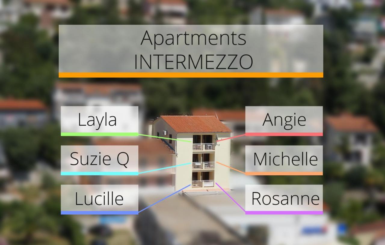 Studio Apartment Michelle - Intermezzo With Sea View Rabac Εξωτερικό φωτογραφία